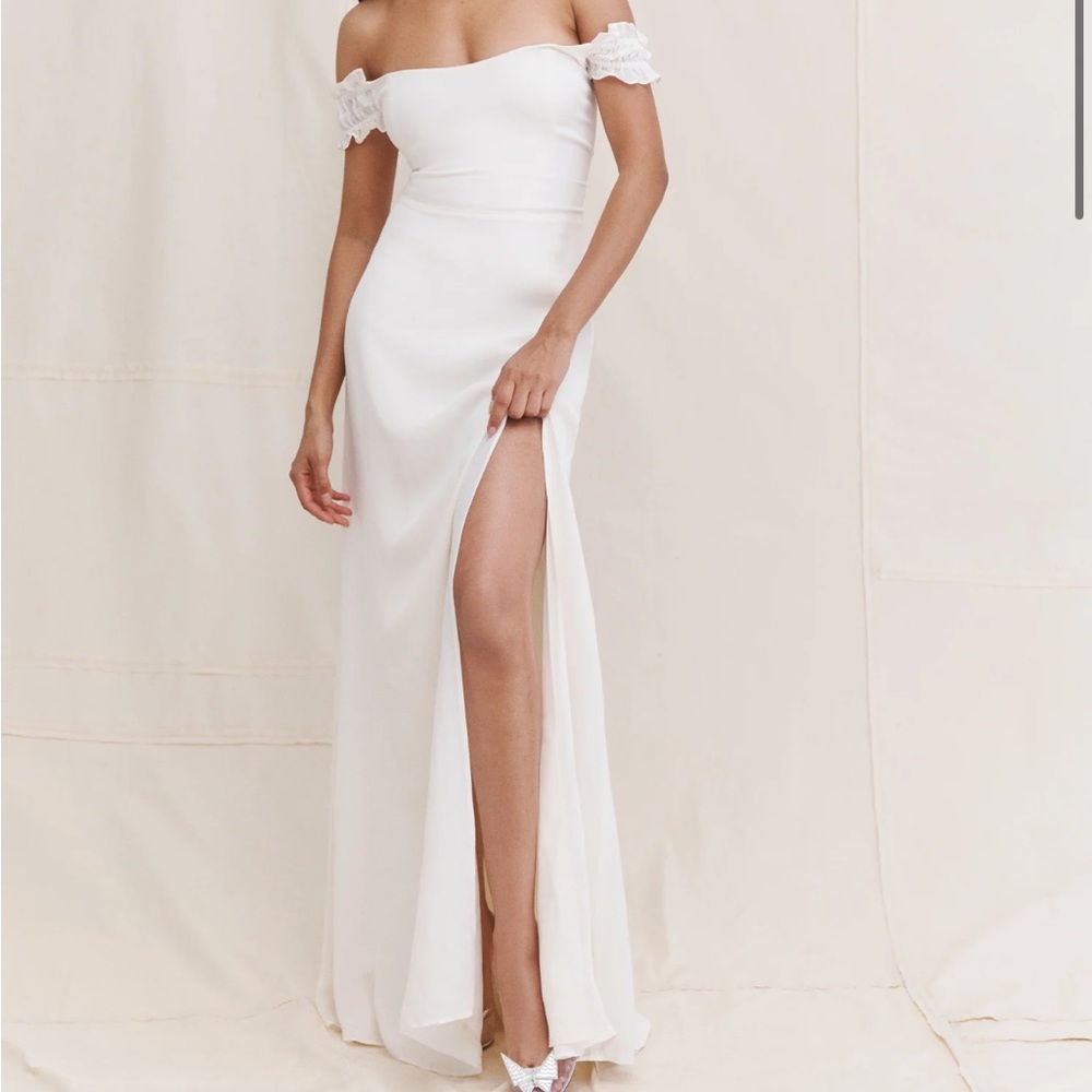Reformation Gimlet Dress in Ivory size 4 NWT